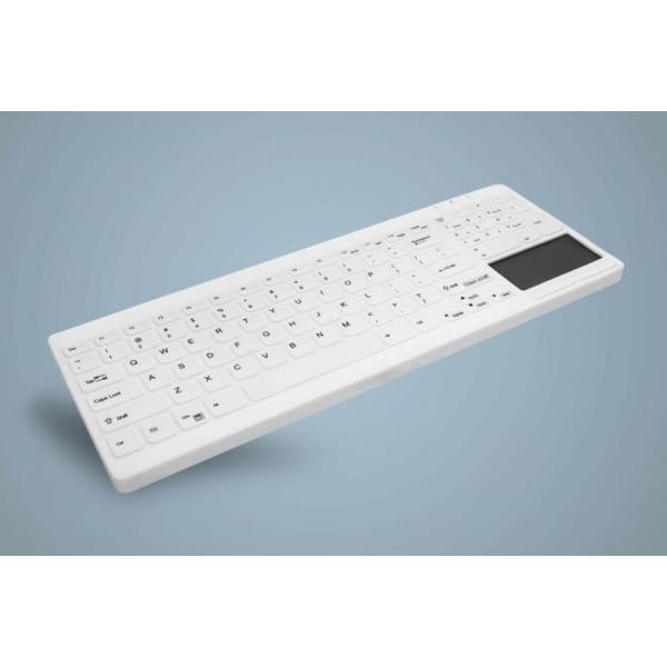 Active Key AK-C7412 tastiera USB QWERTZ Tedesco Bianco
