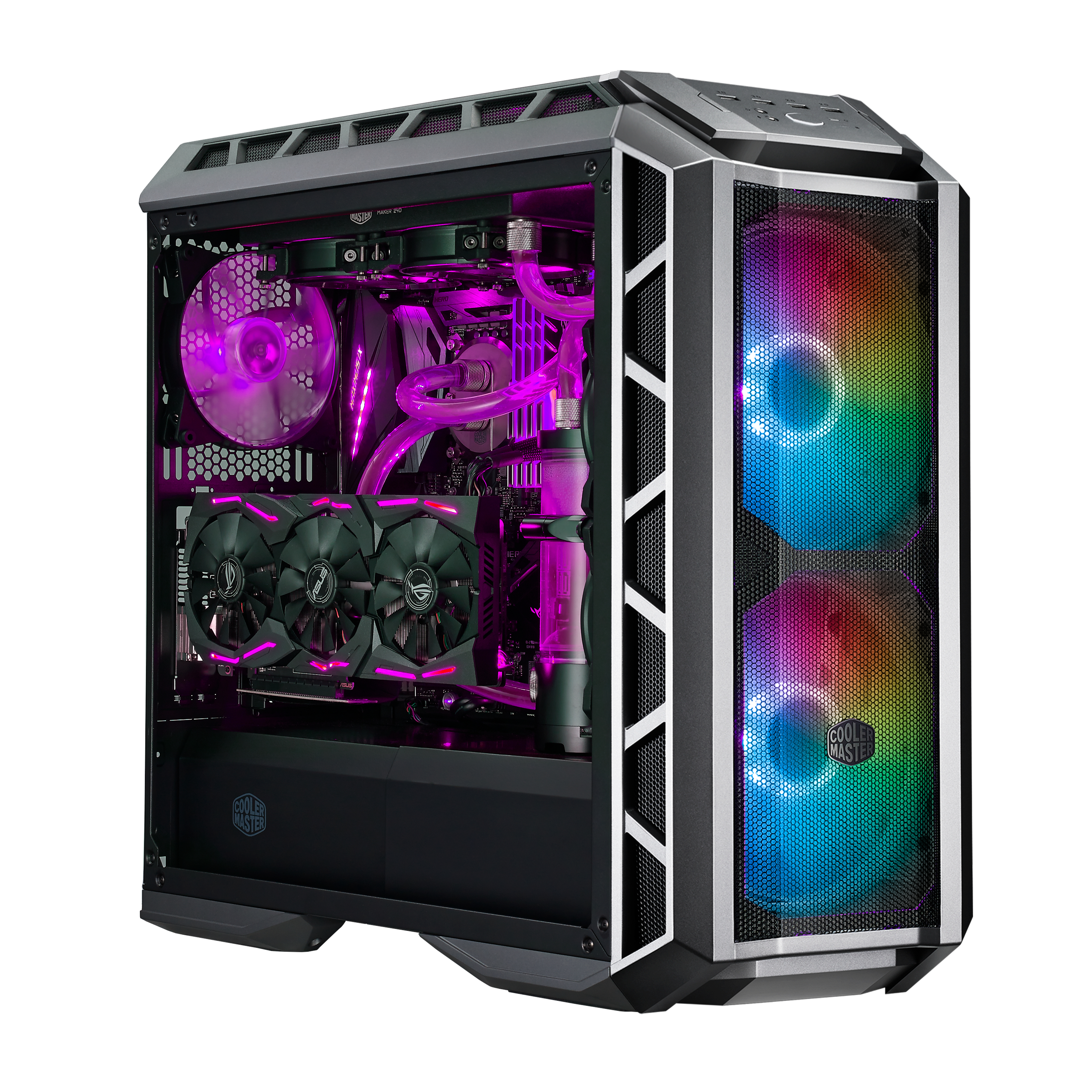 Cooler Master MasterCase H500P Mesh, ARGB - Grigio