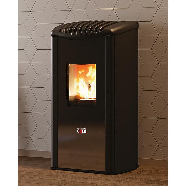 immagine di COLA LA126R0Y CLUB Stufa a pellet 8,2 - 2,5 kW 22 kg Ghisa Acciaio Vetro colore Bianco