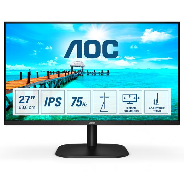 AOC Basic-line 27B2H monitor piatto per PC 68,6 cm (27") 1920 x 1080 Pixel Full HD LED Ner...