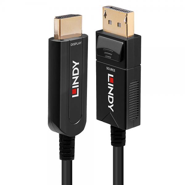 Lindy 38493 cavo e adattatore video 40 m DisplayPort HDMI tipo A (Standard) Nero