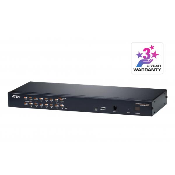 Aten Switch KVM over IP Multi-Interface Cat 5 a 16 porte per 1 accesso condiviso locale/remoto