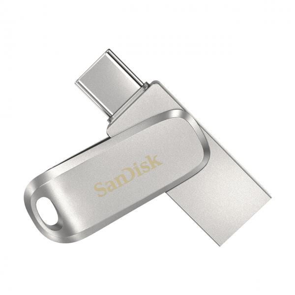 SANDISK ULTRA DUAL DRIVE LUXE CHIAVETTA USB 1TB USB 3.1 GEN 1 USB-C SILVER