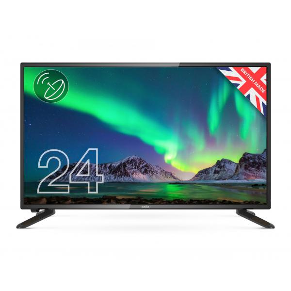 Cello C2420S TV 59,9 cm [23.6] HD Nero (24 C2420S LED TV - 24 HD Ready LED TV 1366 x 768 Black 1x HDMI VESA Wall Mount 200 x 100mm)