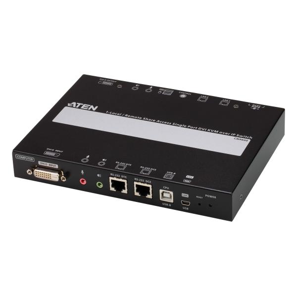 Aten Switch KVM over IP DVI a singola porta per 1 accesso condiviso locale/remoto