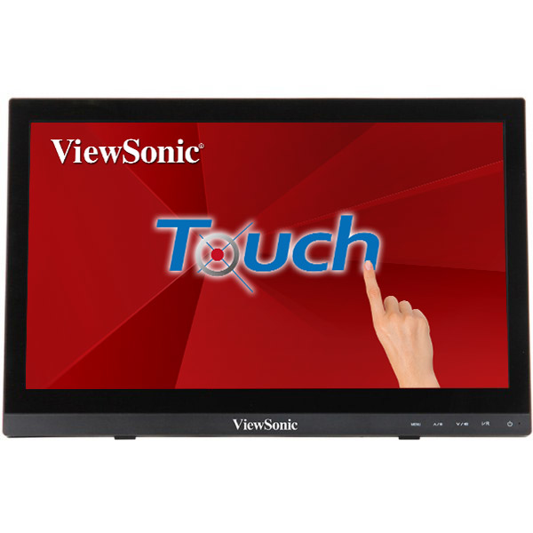 Viewsonic TD1630-3 monitor touch screen 39,6 cm (15.6") 1366 x 768 Pixel Multi-touch Multi utente Nero