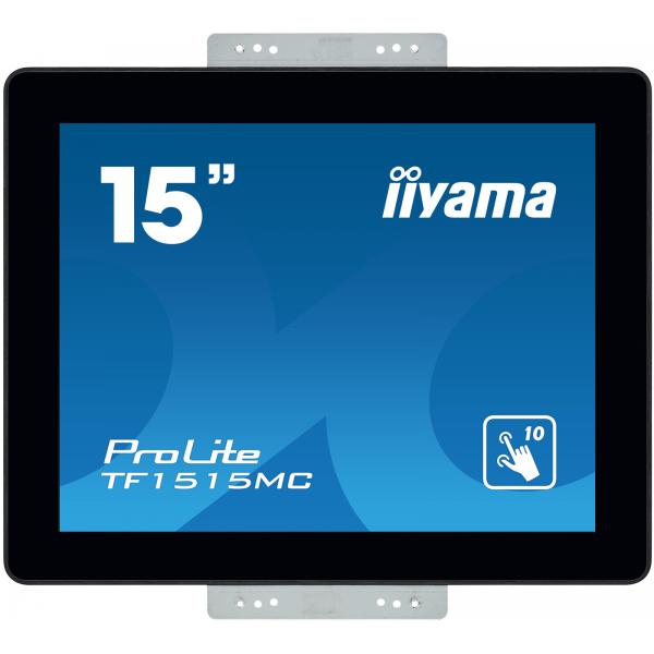 iiyama ProLite TF1515MC-B2 monitor touch screen 38,1 cm (15") 1024 x 768 Pixel Multi-touch Nero