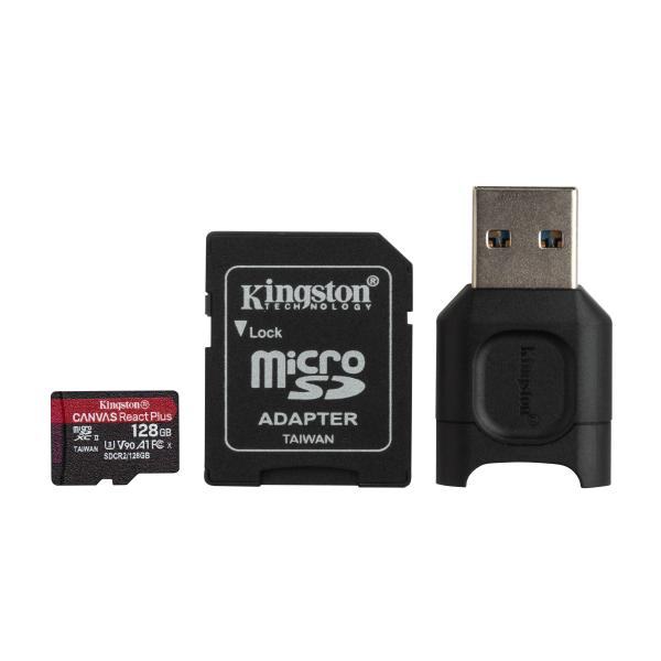 Kingston MLPMR2/128GB 128GB SDXC REACT PLUS SDR2