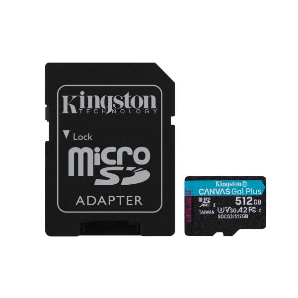 Kingston Technology Canvas Go! Plus memoria flash 512 GB MicroSD Classe 10 UHS-I