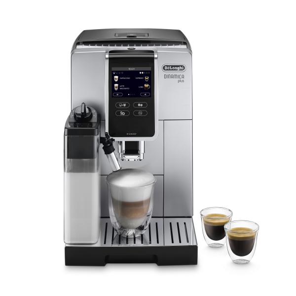 DE'LONGHI ECAM370.85.SB - Macchina caffè espresso Macinacaffè Dinamica Plus - Schermo Fulltouch 3,5 - Sistema Lattecrema - 2 Thermoblock