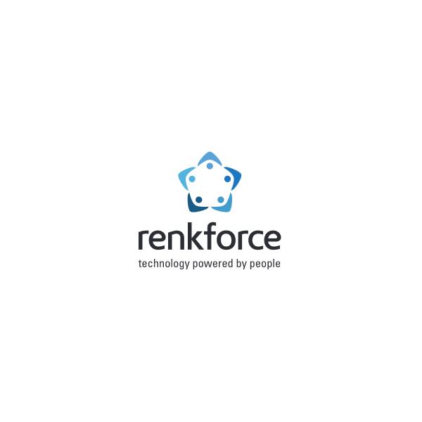 Renkforce 1318454 Hub Di Interfaccia Usb 3.2 Gen 1 (3.1 Gen 1) TypE-A 5000 Mbit/s Nero