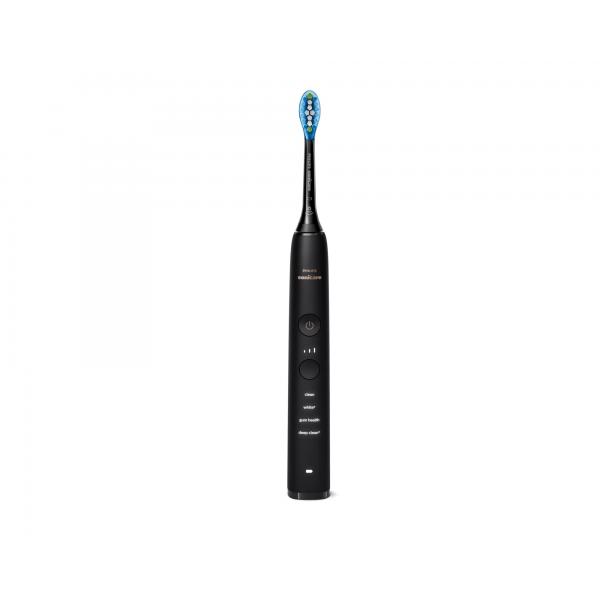 Philips Sonicare DiamondClean serie 9000 Sonicare Spazzolini Elettrici Sonici con App, confezione da 2 spazzolini neri HX9914/54 (Philips HX9914/54 SOincare DiamondClea)