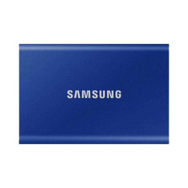 Samsung Portable SSD T7 2 TB Blu (SSD PORTABLE T7 2TB,2TB SSD, USB 3.2 Gen.2 [10Gbps], 1050 MB/sec/1000 MB/sec, 85 x 57 x 8.0mm)