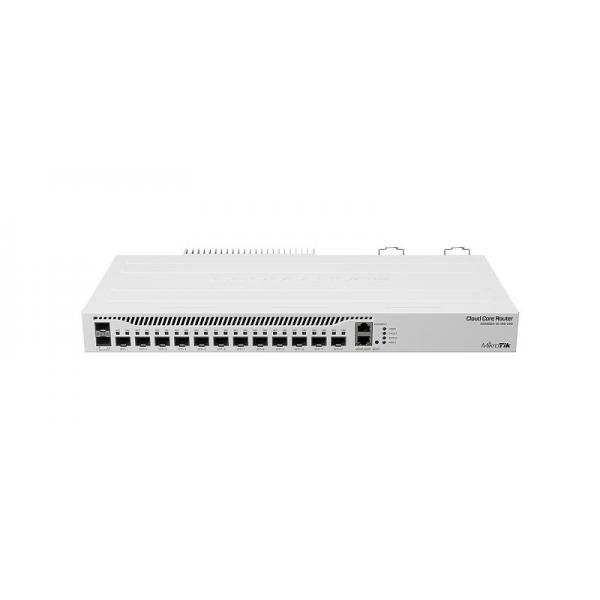 Mikrotik CCR2004-1G-12S+2XS router cablato Gigabit Ethernet Bianco (MikroTik CCR2004 Cloud Core Router 10Gb SFP+ 25Gb SFP28 [RouterOS L6] - CCR2004-1G-12S+2XS)