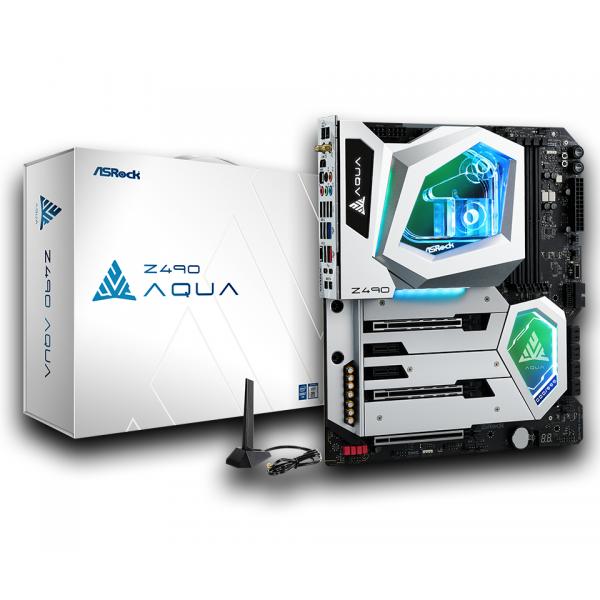 Asrock Z490 Aqua Intel Z490 ATX esteso (Z490 AQUA LIMITED LGA1200 4 - DDR4)