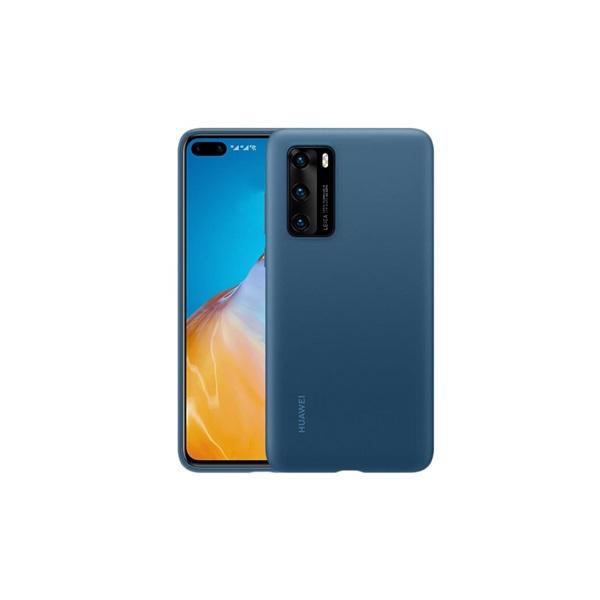 Huawei custodia in silicone per P40 § Blu