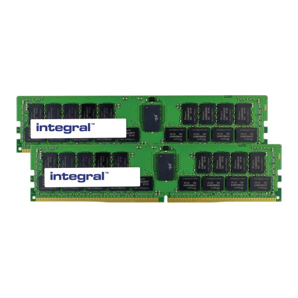 Integral 64GB [2x32GB] SERVER RAM MODULE KIT DDR4 2933MHZ PC4-23400 REGISTERED ECC RANK2 1.2V 2GX4 CL21 memoria Data Integrity Check [verifica integritÃ  dati] (64GB [2x32GB] SERVER RAM MODULE KIT DDR4 2933MHZ PC4-23400 REGISTERED ECC RANK2 1.2V 2GX4 CL21 INTEGRAL)