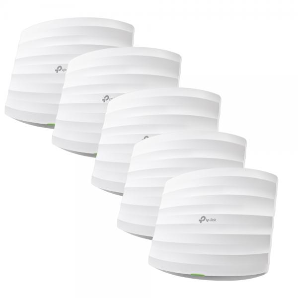 TP-Link Omada EAP245[5-PACK] punto accesso WLAN 1750 Mbit/s Bianco Supporto Power over Ethernet [PoE] (AC1750 WLAN GB ACCESS POINT 5PC - 5 PACK)