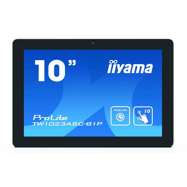 iiyama ProLite TW1023ASC-B1P monitor touch screen 25,6 cm (10.1") 1280 x 800 Pixel Multi-touch Multi utente Nero