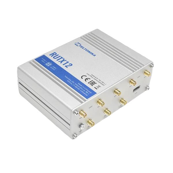 Teltonika RUTX12 router wireless Dual-band (2.4 GHz/5 GHz) Gigabit Ethernet 3G 4G Argento