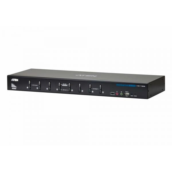 Aten Switch KVM USB DVI Dual Link/Audio 8-porte