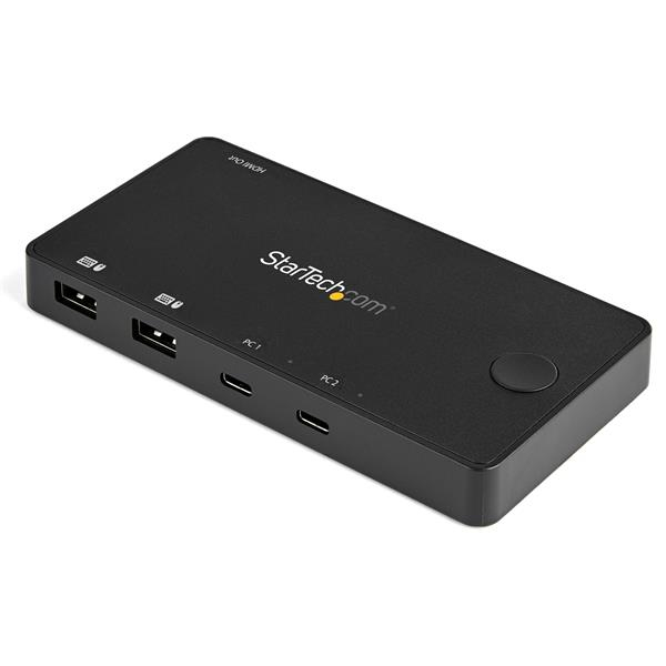 2 PORT USB C KVM SWITCH - HDMI 4K 60HZ W/ USB TYPE C CABLES