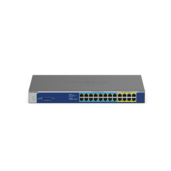 Netgear GS524UP Non gestito Gigabit Ethernet (10/100/1000) Supporto Power over Ethernet (PoE) Grigio