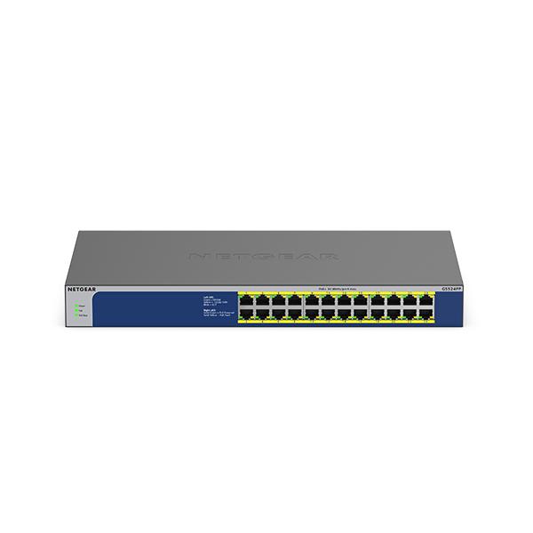 NETGEAR GS524PP Non gestito Gigabit Ethernet (10/100/1000) Supporto Power over Ethernet (PoE) Grigio