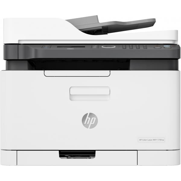 HP Color Laser Stampante multifunzione 179fnw, Colore, Stampante per Stampa, copia, scansione, fax, scansione verso PDF (HP Color Laser Mfp 179FNW aser A4/Letter up to 18 ppm printing 150 sheets 33.6 Kbps USB 2.0 LAN Wi-)