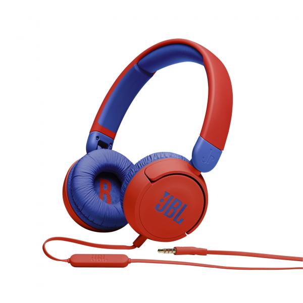 Jbl cuffie a filo per bambini JR310 con microfono § Rosso e Blu