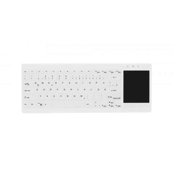 Active Key AK-C4412F tastiera USB QWERTZ Tedesco Bianco