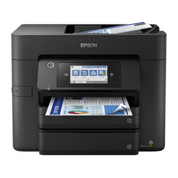 Epson WorkForce Pro WF-4830DTWF Ad inchiostro A4 4800 x 2400 DPI 36 ppm Wi-Fi (Epson WorkForce Pro WF-4830DTWF C11CJ05401 Inkjet Printer, A4, Wireless, Touchcreen, All-in-One inc Fax, Ethernet, Double Sided Print)