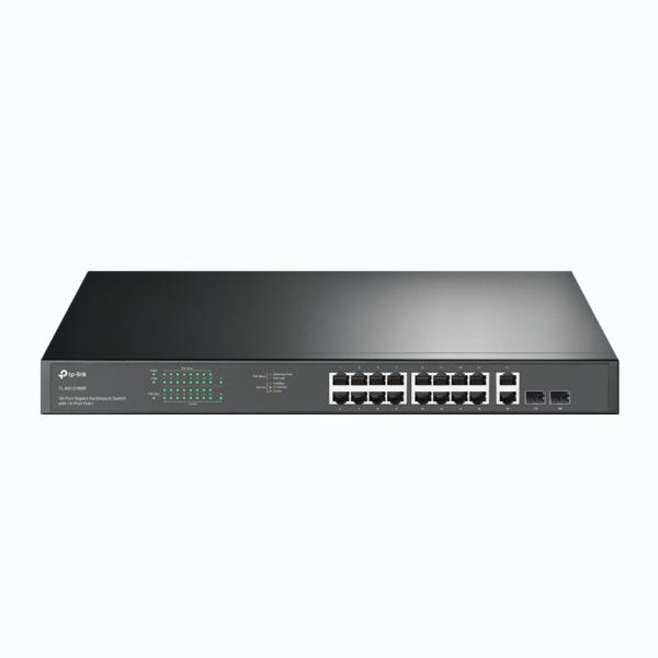 TP-LINK TL-SG1218MP switch di rete Gigabit Ethernet (10/100/1000) Supporto Power over Ethernet (PoE) Nero