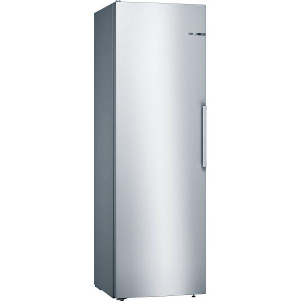 BOSCH KSV36VLEP - Kühlschrank 1 Tür - 346 L - Statische Kälte - A ++ - L 60 x H 186 cm - Silberne Seiten aus Edelstahl