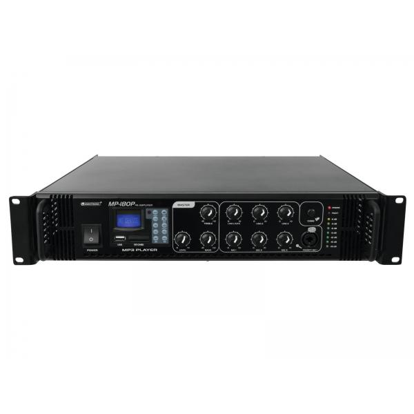 Omnitronic 80709631 amplificatore audio Resa/fase Nero
