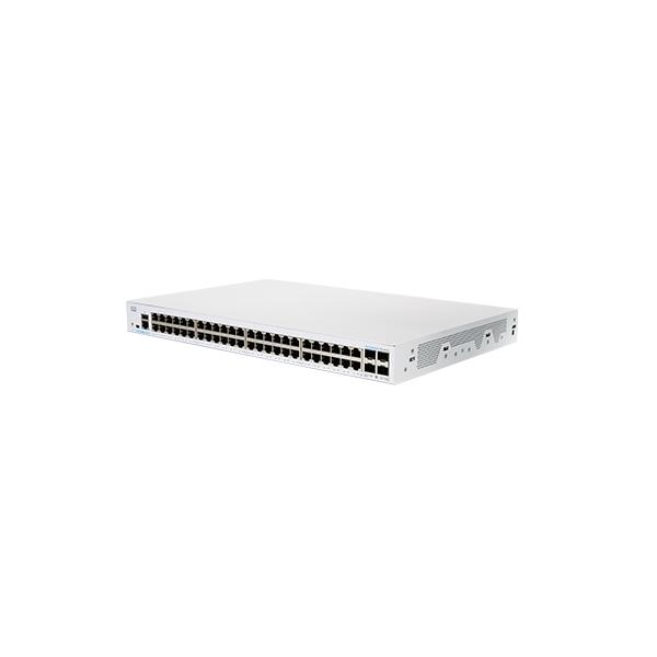 Cisco Business 350 Series 350-48T-4X - Switch - L3 - gestito - 48 x 10/100/1000 + 4 x 10 Gigabit SFP+ - montabile su rack