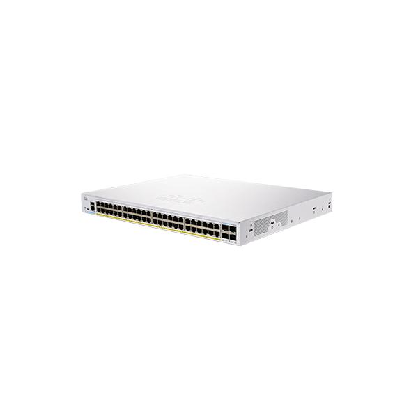 Cisco CBS350-48FP-4X-EU switch di rete Gestito L2/L3 Gigabit Ethernet [10/100/1000] Argento (CBS350 MANAGED 48-PORT - GE FULL POE 4X10G SFP+)