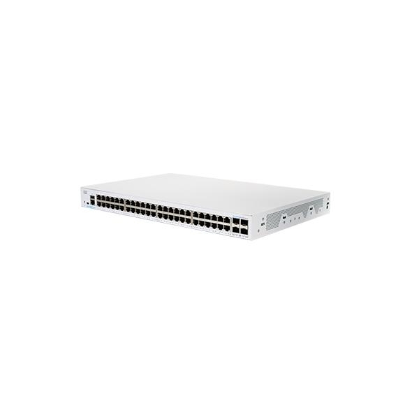 Cisco Business 350 Series CBS350-48T-4G - Switch - L3 - gestito - 48 x 10/100/1000 + 4 x SFP - montabile su rack