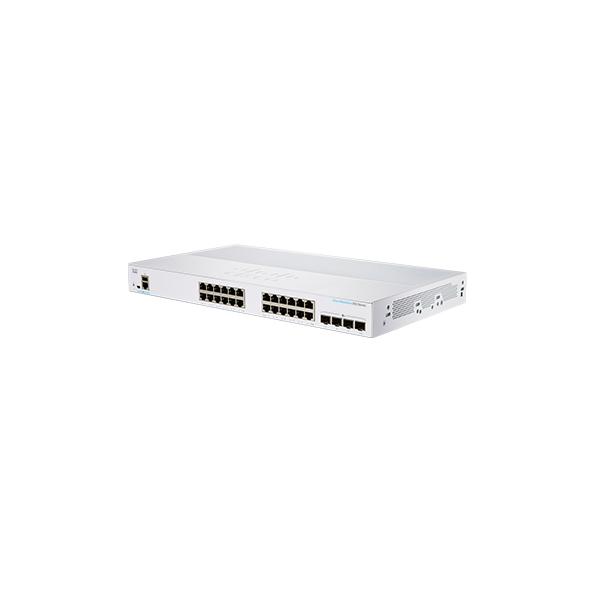 Cisco Business 350 Series 350-24T-4G - Switch - L3 - gestito - 24 x 10/100/1000 + 4 x SFP - montabile su rack
