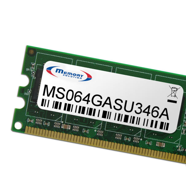 Memory Solution MS064GASU346A memoria 64 GB