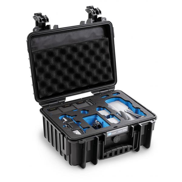 B&W 3000/B/MavicA2 custodia per drone con telecamera Borsa per drone Nero Polipropilene (PP)