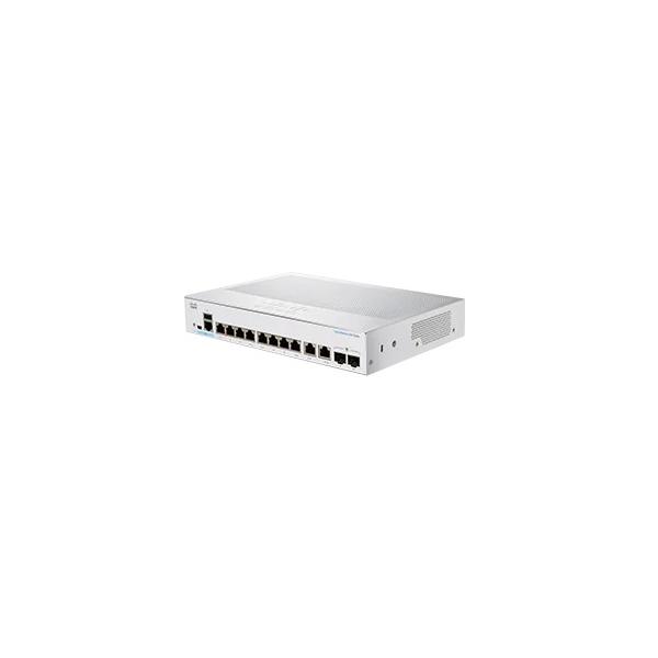 Cisco CBS250-8T-E-2G-EU switch di rete Gestito L2/L3 Gigabit Ethernet [10/100/1000] Argento (CBS250 SMART 8-PORT GE EXT PS - 2X1G COMBO)