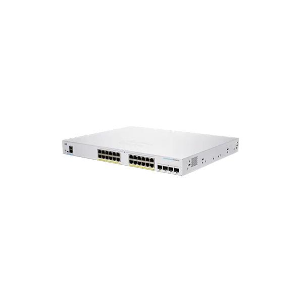 Cisco CBS250-24FP-4X-EU switch di rete Gestito L2/L3 Gigabit Ethernet [10/100/1000] Argento (CBS250 SMART 24-PORT GE - FULL POE 4X10G SFP+)
