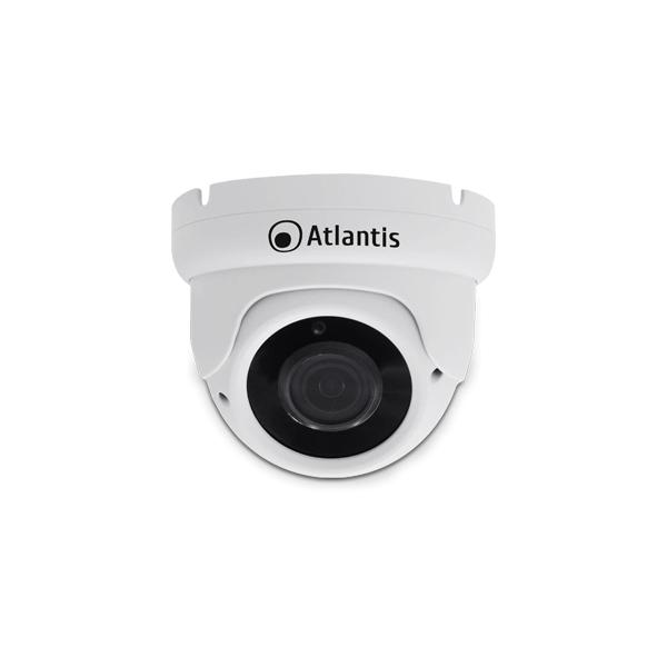 Atlantis A11-Ux914A-Dp Ultraplex Telecamera Di Videosorveglianza Ip Cam Dome 5mp Ir Poe Filtro Icr White