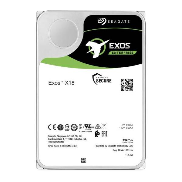 SEAGATE EXOS X18 HDD 16.000GB SATA III 3.5" BUFFER 256MB 7.200rpm