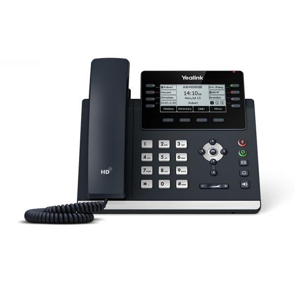 YEALINK TELEFONO VOIP 2XLAN GIGABIT, DISPLAY MONOCROMATICO, 1XRJ9, 16 LINEE SIP