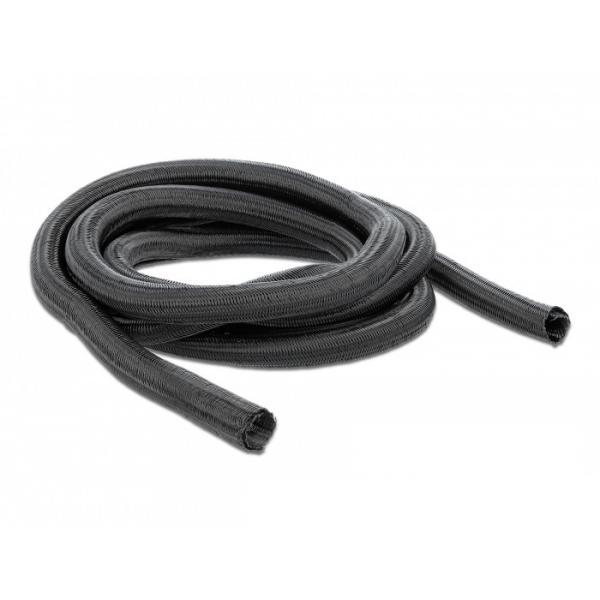 DeLOCK 18919 isolamento dei cavi Guaina intrecciata Nero 1 pezzo[i] (Delock Braided Sleeving self-closing -)