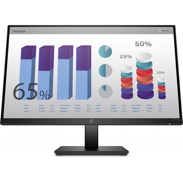 HP P24q G4 Monitor PC 60,5 cm [23.8] 2560 x 1440 Pixel Quad HD LED Nero (ProDisplay P24q G4 23.8in QHD - Warranty: 12M)