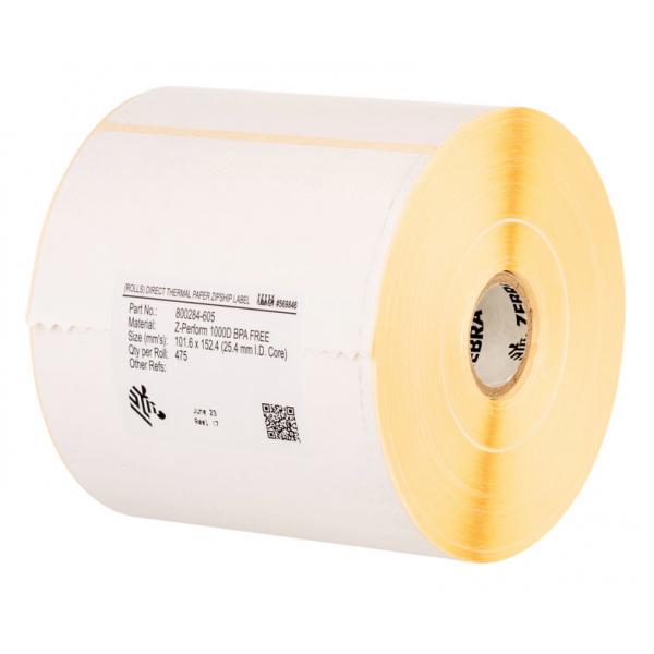 Zebra Z-Perform 1000T Bianco Etichetta per stampante autoadesiva (Z-PERF 1000T 51X25MM - 2580 LBL/ROLL C-25MM BOX OF 12)