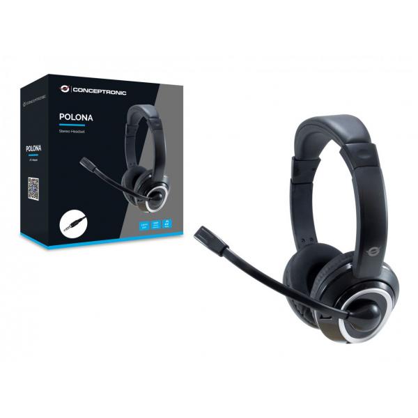 Conceptronic Polona02b Cuffia Con Microfono